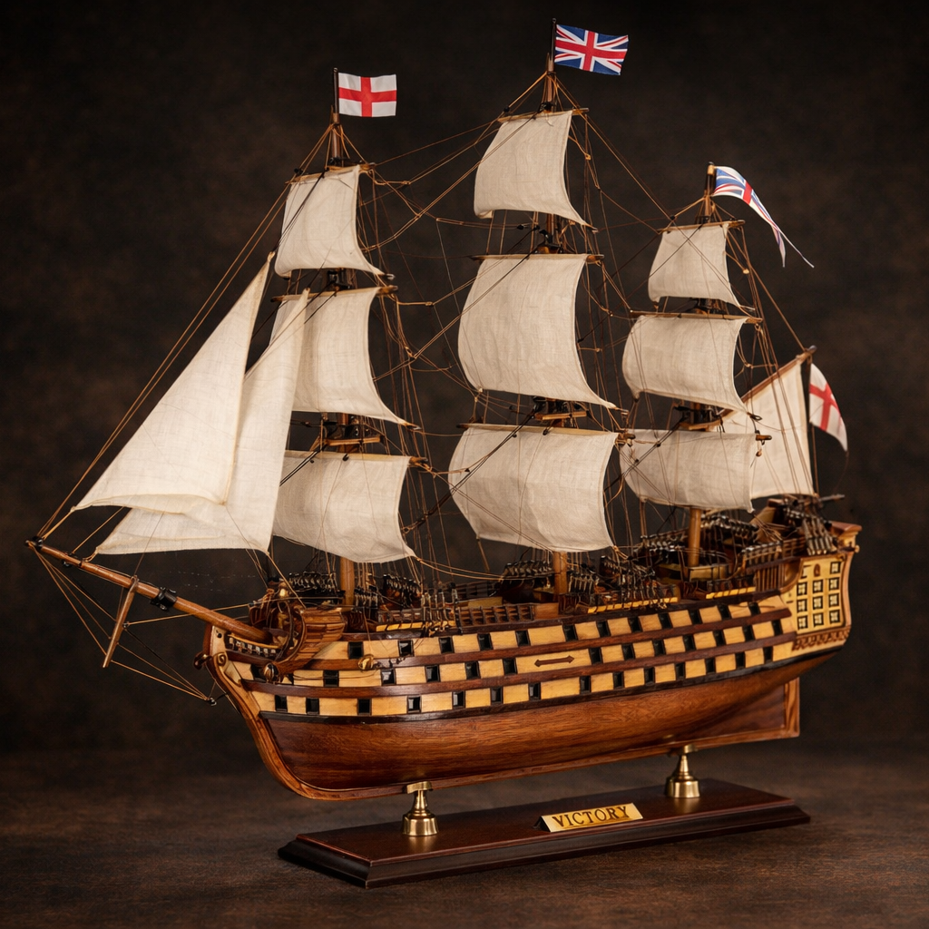 HMS Victory Wooden Ship 1:150 DIY Model Kit (55.5cm / 21.8