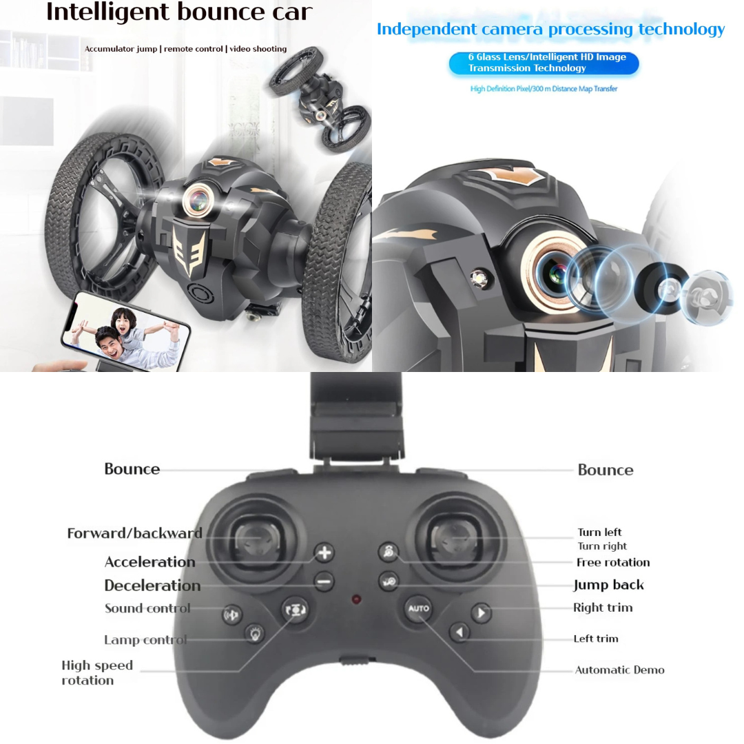 Remote-controlled Off-road Stunt Vehicle