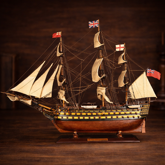 HMS Victory Wooden Ship 1:150 DIY Model Kit (55.5cm / 21.8")
