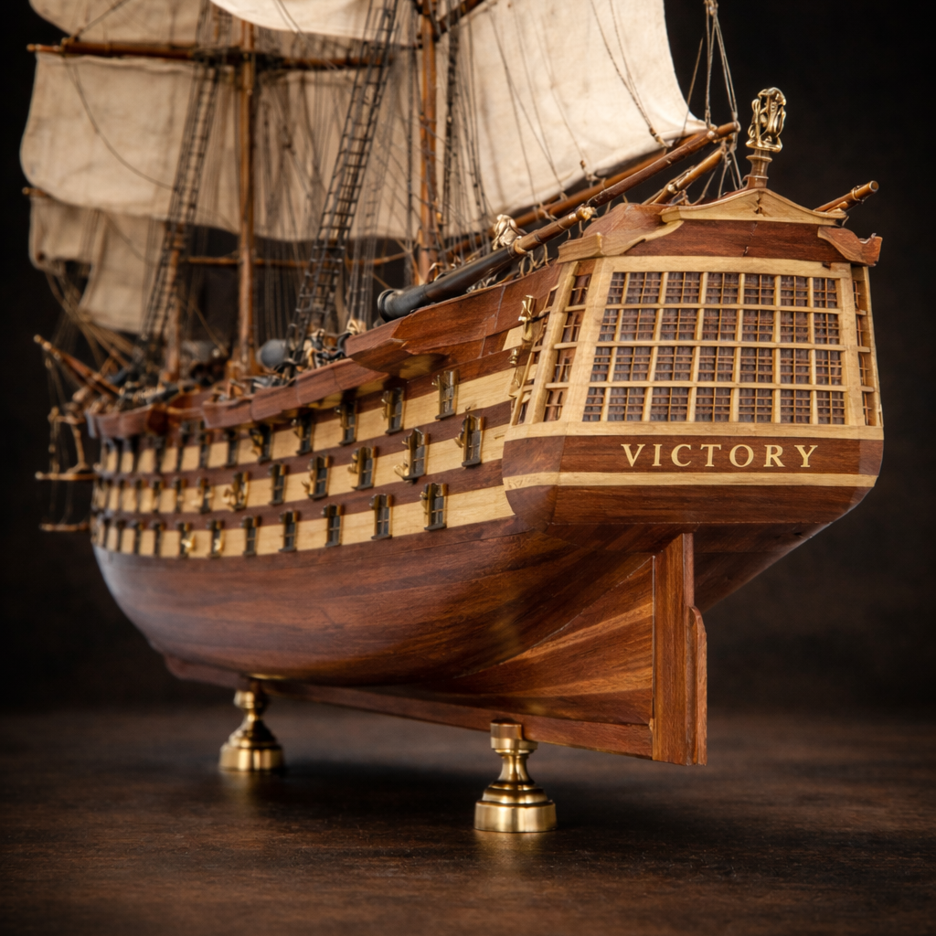 HMS Victory Wooden Ship 1:150 DIY Model Kit (55.5cm / 21.8")