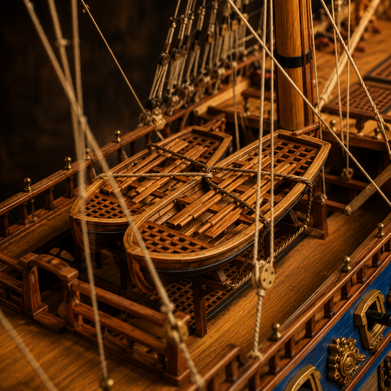 Le Soleil Royal 1:90 Scale Wooden Model Ship (100cm/39.3")