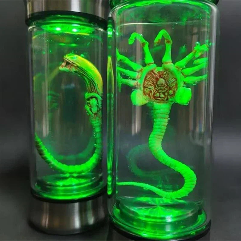 Xenomorph & Facehugger Glowing Specimen Jar