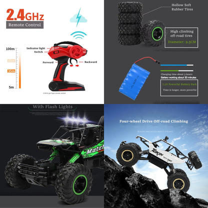 4 Wheel Drive Remote Control Rock Crawler Truck
