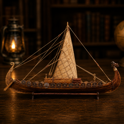 Viking Longship 1:50 DIY Wood Scale Model Kit