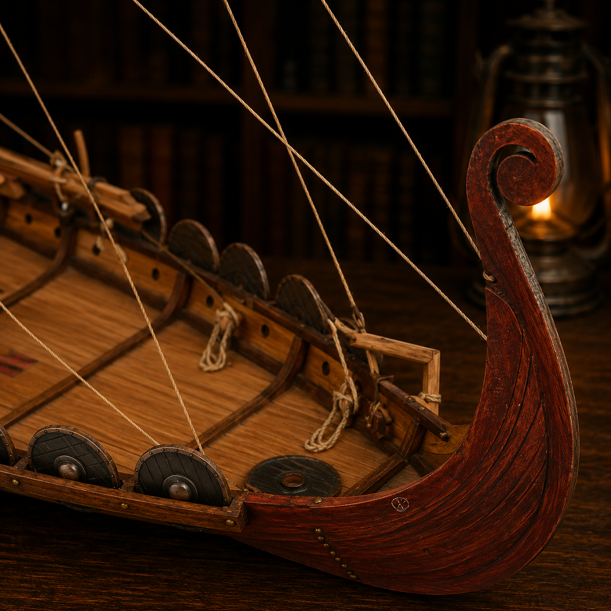 Viking Longship 1:50 DIY Wood Scale Model Kit