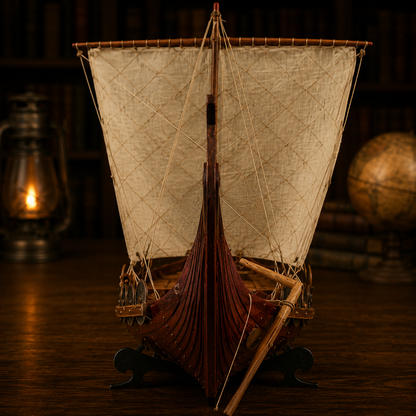 Viking Longship 1:50 DIY Wood Scale Model Kit