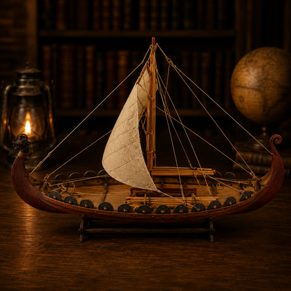Viking Longship 1:50 DIY Wood Scale Model Kit
