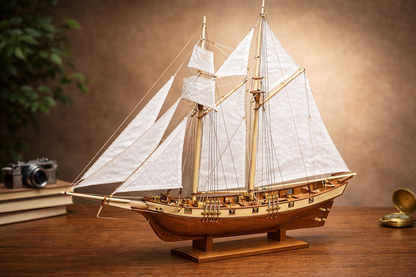 Albatross Wooden Sailboat 1:100 DIY Model Kit