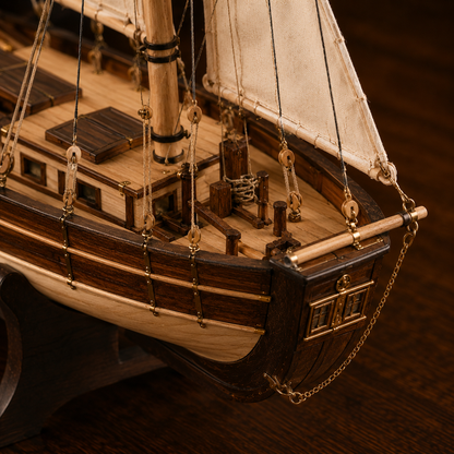 Spray Boston Sailboat Scale 1/30 666 mm Wood Model Ship Kit