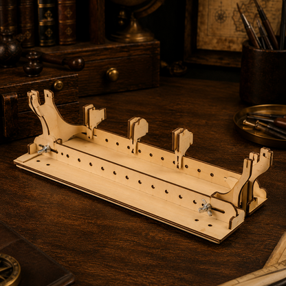 Adjustable Model Ship Hull Building Cradle