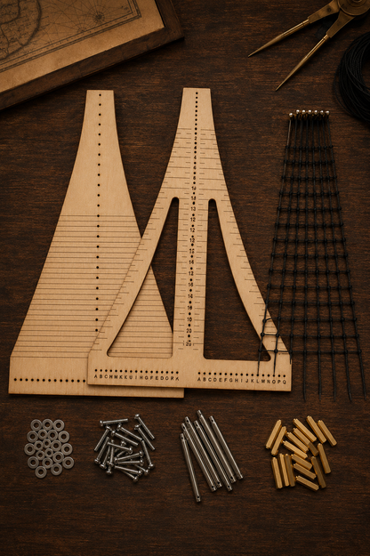 Ancient Ship Model Building Rope Ladder Weaver Tool