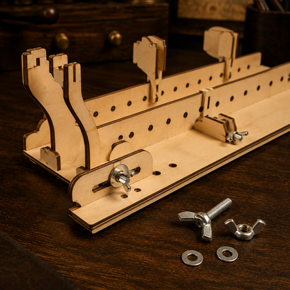 Adjustable Model Ship Hull Building Cradle