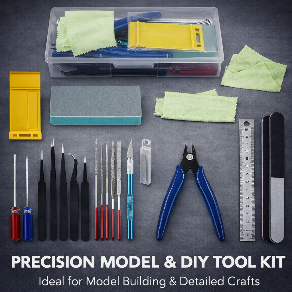 21 - Piece Precision Model Tool Kit